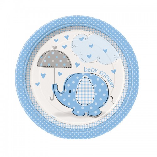 Pratos Elefante Baby Shower